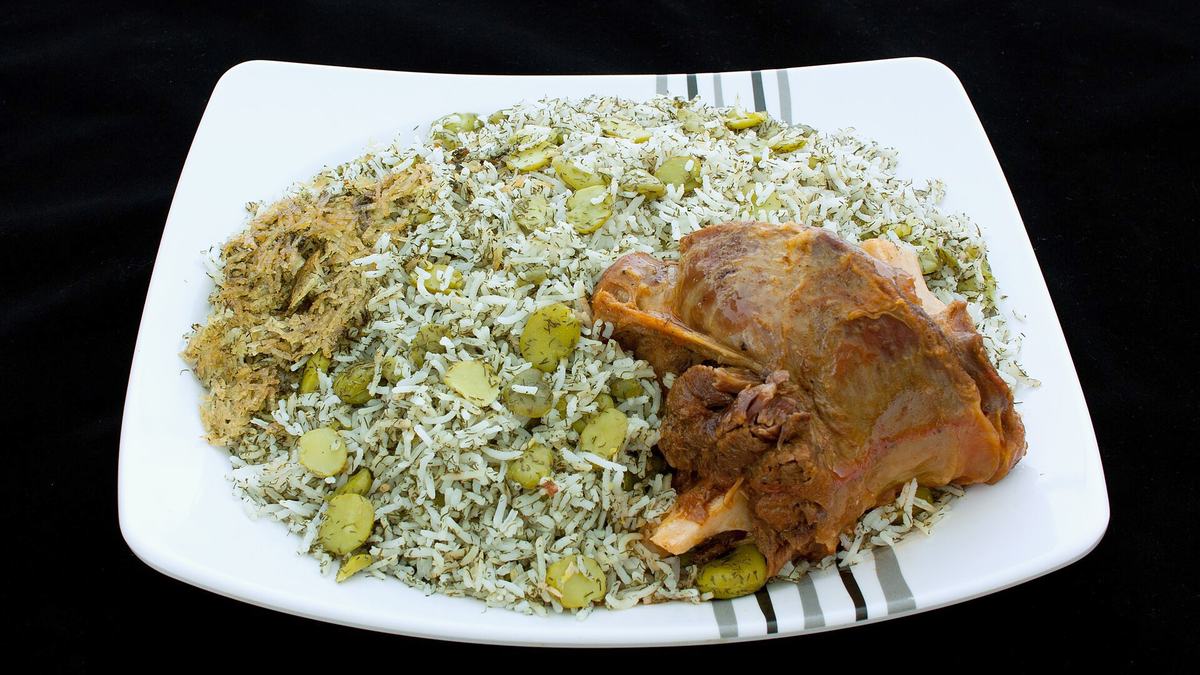 Baghali Polo ba Mahicheh