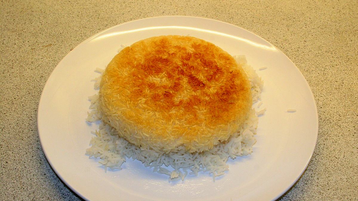 Chelow with Tahdig